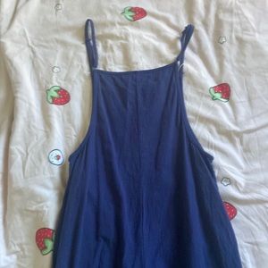 dark blue romper oversized style
